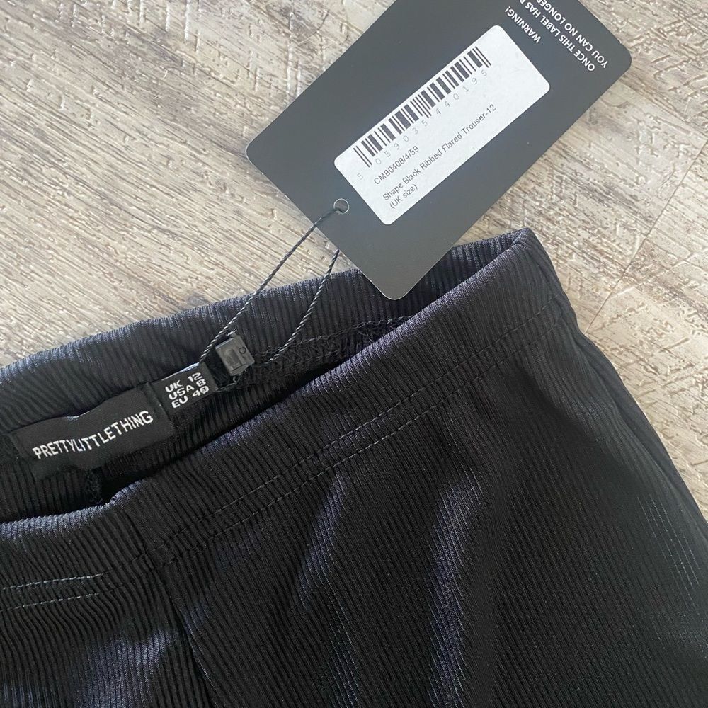 Shape Black Ribbed Flared Pants‎ - Picture 4 of 7